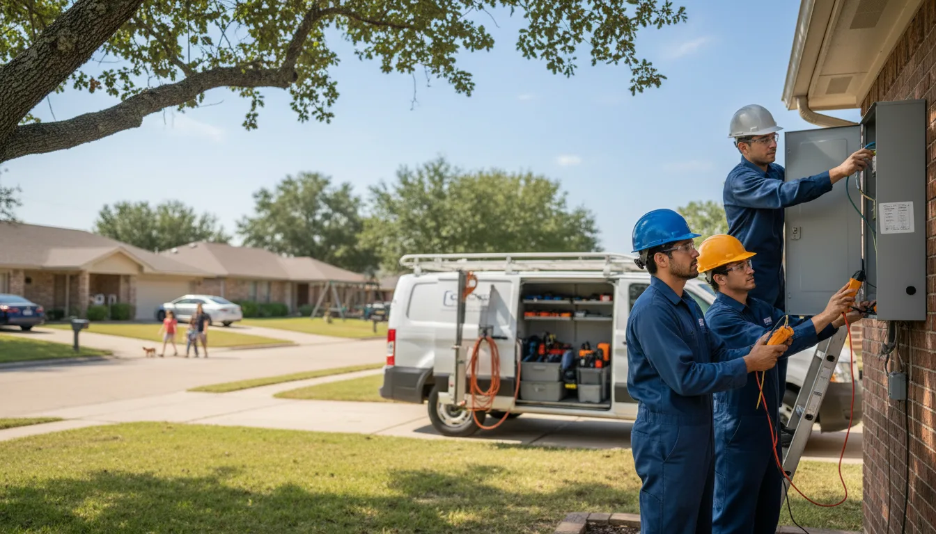 Certified electrician providing emergency electrical services in Hazel Green, WI